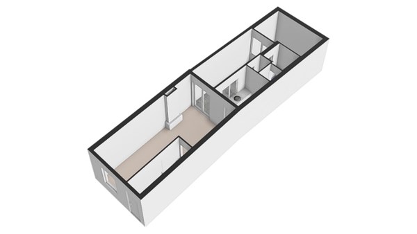 Plattegrond - Graswinckelstraat 44, 2613 PX Delft - Begane grond-3D.jpg